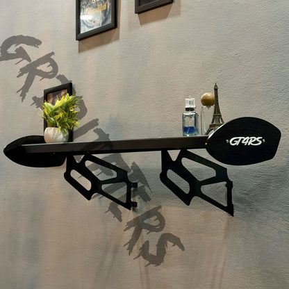 GT4 RS Style Spoiler Shelf | Aerodynamic Rear Wing Wall Decor