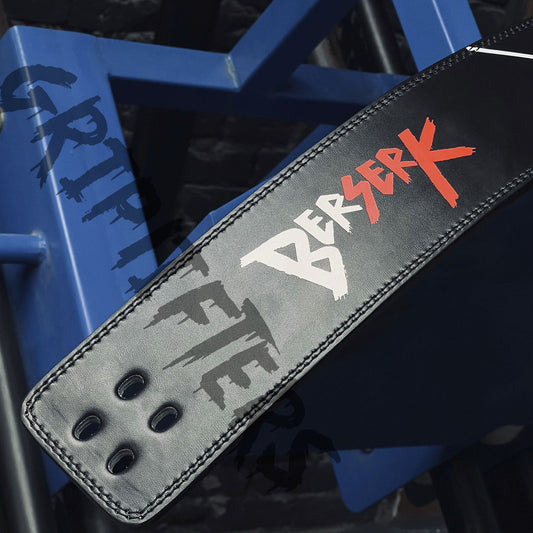 Berserk Anime Lever Belt | Powerlifting Belt | Weightlifting Gym Belt | Anime Bodybuilding Belt | Leather Deadlift Belt