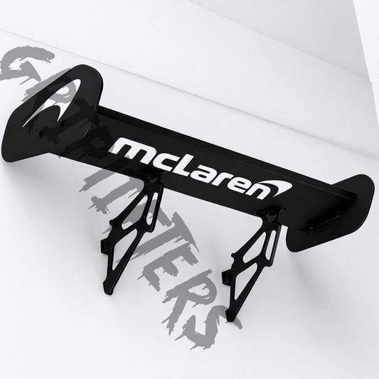 McLaren F1 Style Spoiler Shelf | Motorsport Wall Mounted Decor