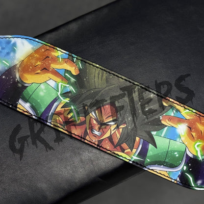 Dragon Ball Z Broly Weightlifting Belt – Anime Gym & Powerlifting Belt (Lever or Prong)