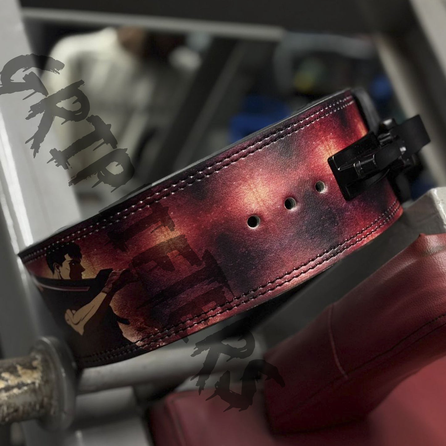 Berserk Anime Lever Belt | Powerlifting Weightlifting Belt | Berserk Gym Bodybuilding Belt