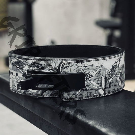 Attack On Titan Lever Belt | Levi Titan Anime Weightlifting Belt | Custom Powerlifting Lever Gym Belt
