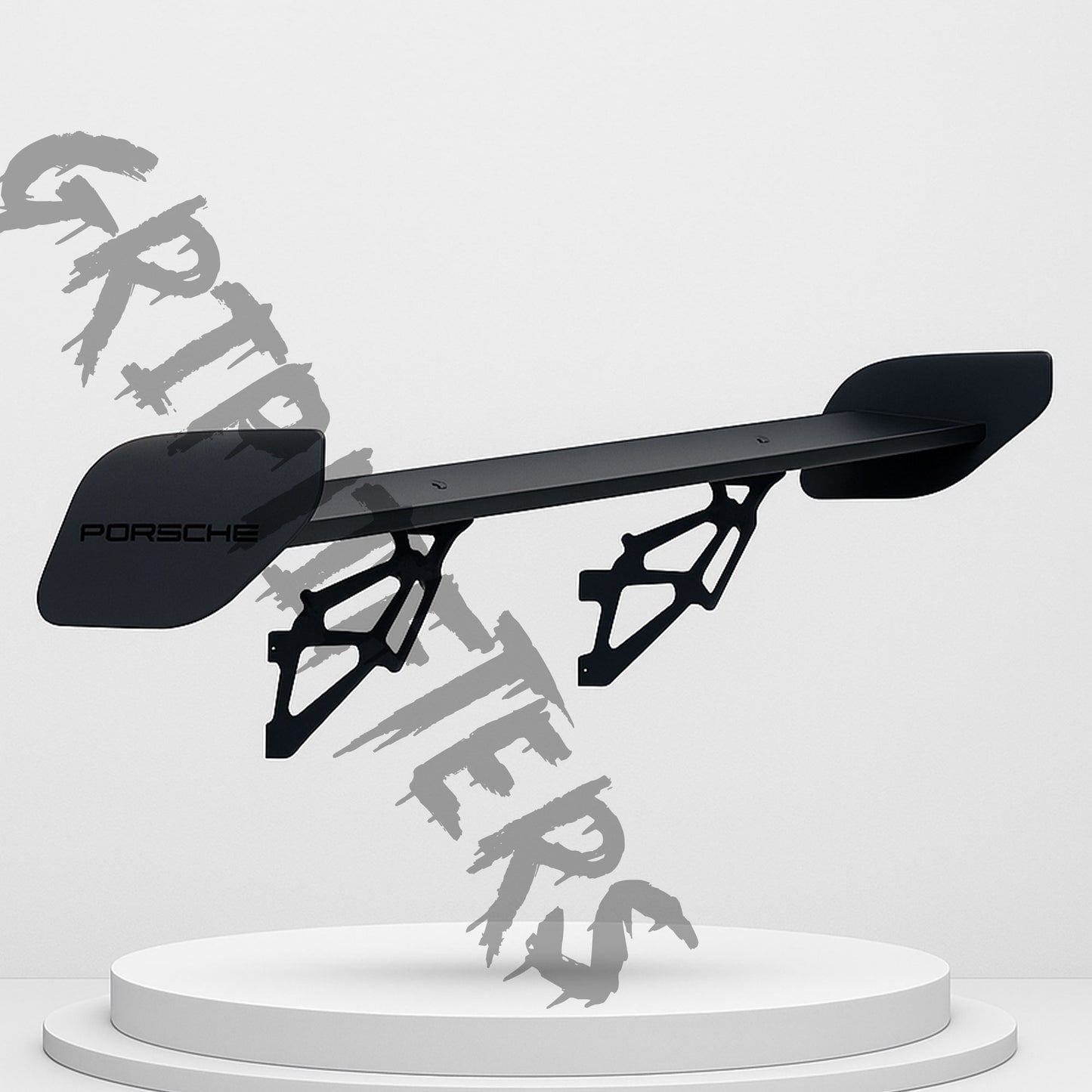 Porsche Style Spoiler Shelf | Motorsport Wall Mounted Decor