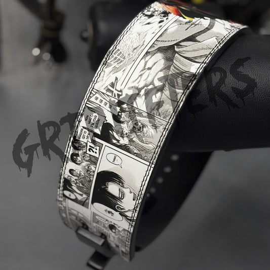 Attack On Titan Levi Lever Belt | Anime Weightlifting Belt | Titan Powerlifting Lever Belt