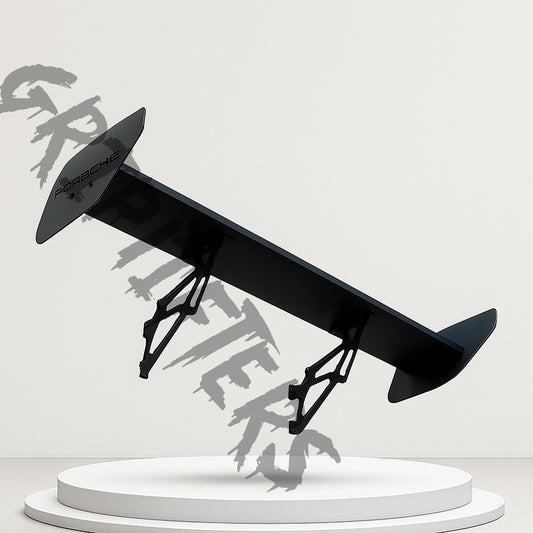 Porsche Style Spoiler Shelf | Motorsport Wall Mounted Decor