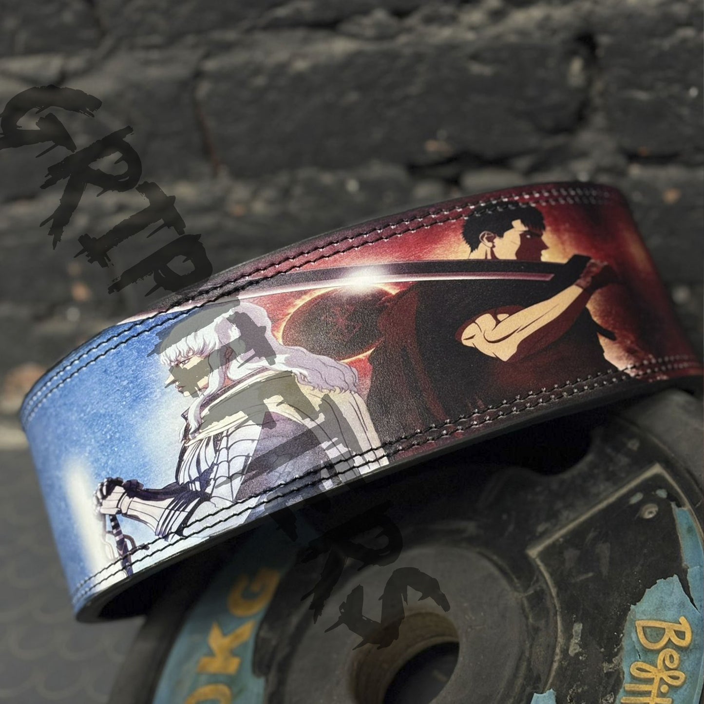 Berserk Anime Lever Belt | Powerlifting Weightlifting Belt | Berserk Gym Bodybuilding Belt