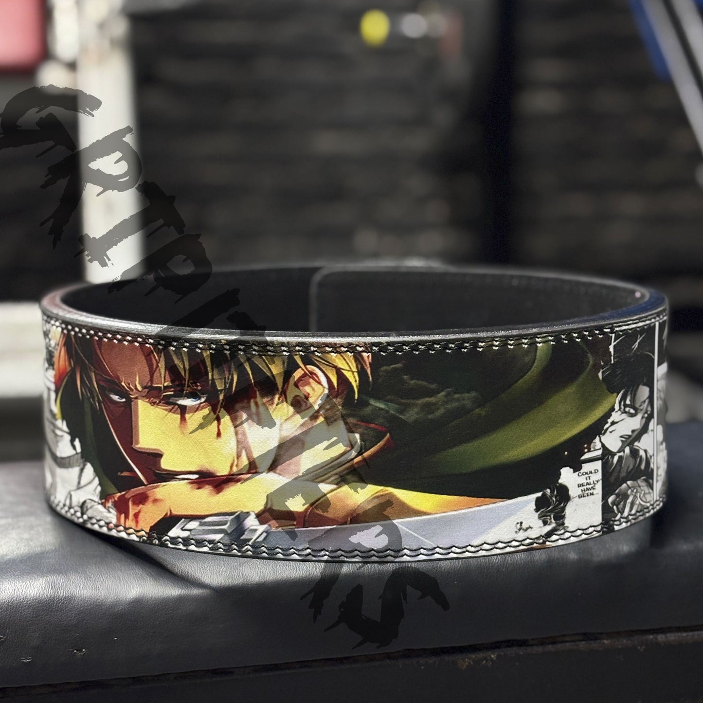 Attack On Titan Levi Lever Belt | Anime Weightlifting Belt | Titan Powerlifting Lever Belt