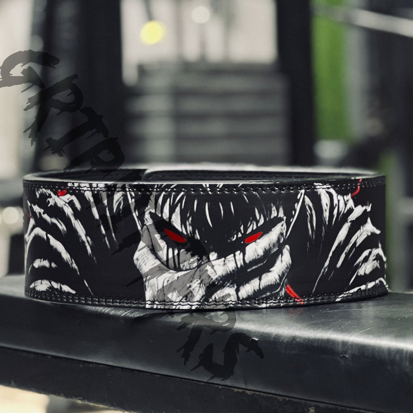 Berserk Anime Lever Belt | Powerlifting Belt | Anime Berserk Lifting Belt | Weightlifting Gym Belt | Bodybuilding Lever Belt