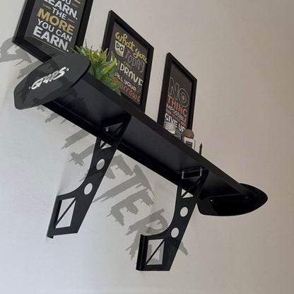 GT4 RS Wall-Mounted Spoiler Shelf | Motorsport Inspired Display