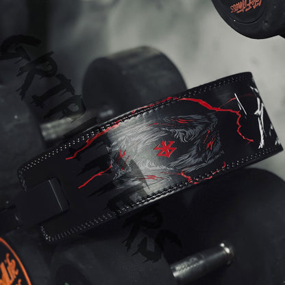 Berserk Anime Lever Belt | Powerlifting Belt | Anime Berserk Lifting Belt | Weightlifting Gym Belt | Bodybuilding Lever Belt
