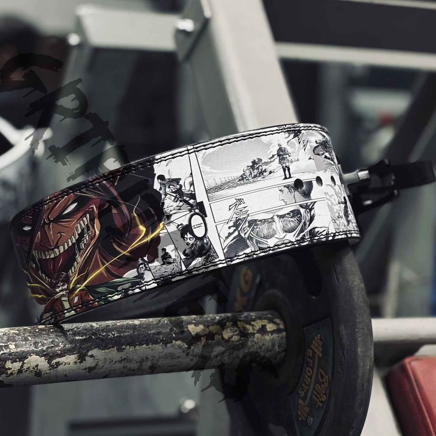 Attack On Titan Lever Belt | Levi Titan Anime Weightlifting Belt | Custom Powerlifting Lever Gym Belt