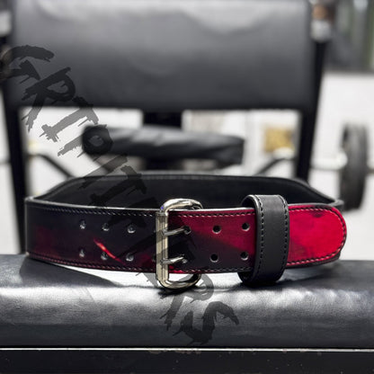 Demon Slayer Weightlifting Belt – Tengen Uzui & Rengoku Anime Gym Belt (Lever or Prong)