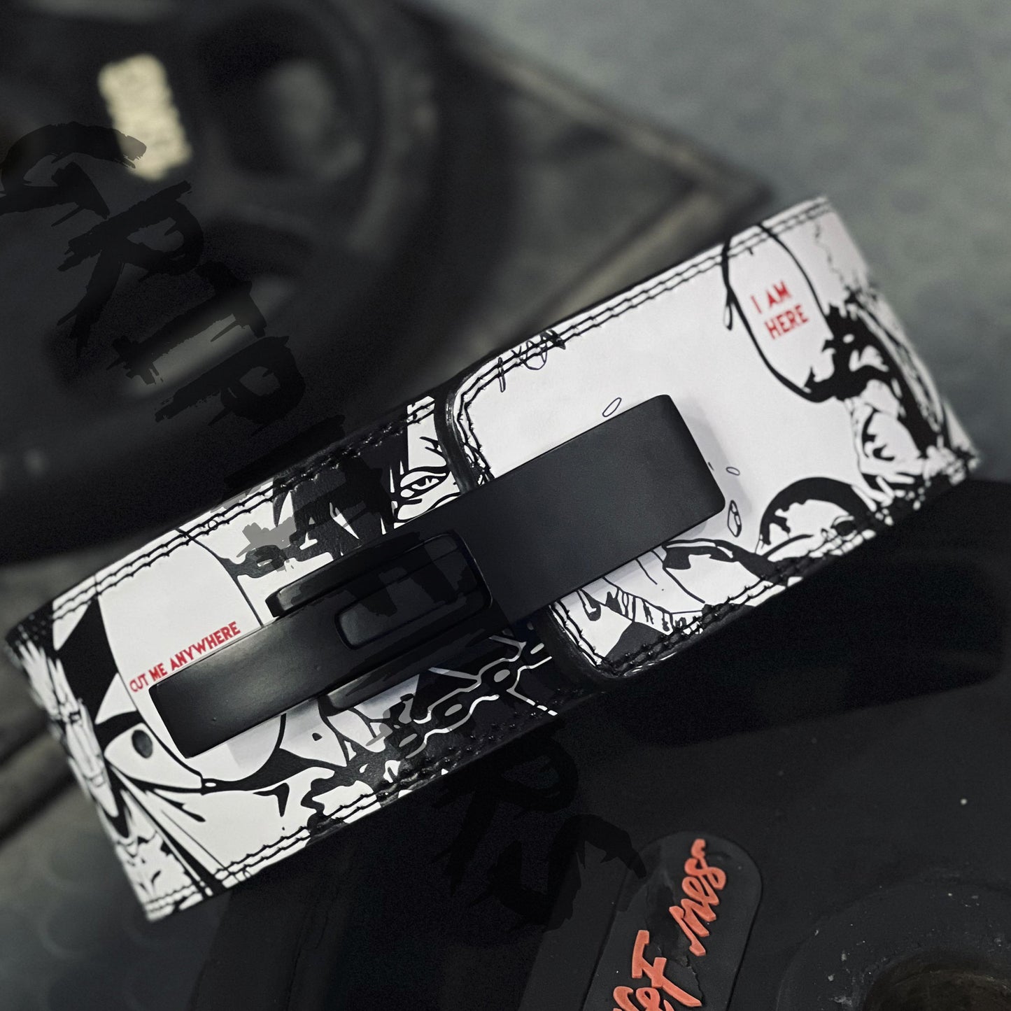 Berserk Anime Lever Belt | Powerlifting Belt | Weightlifting Gym Belt | Anime Bodybuilding Lever Belt | Leather Deadlift Belt