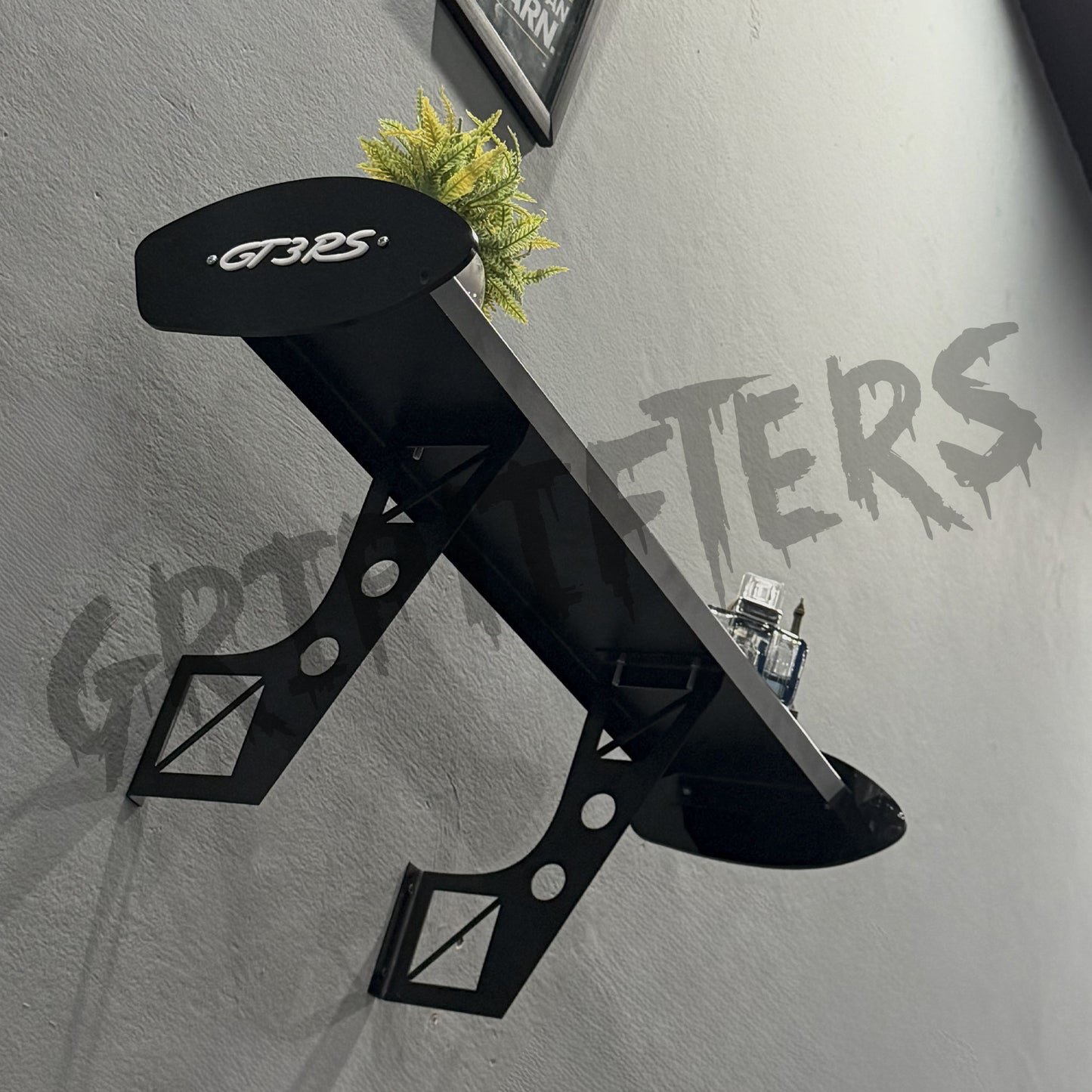 GT3 RS Wall-Mounted Spoiler Shelf | Premium Race Car Decor