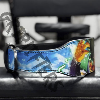 Dragon Ball Z Broly Weightlifting Belt – Anime Gym & Powerlifting Belt (Lever or Prong)