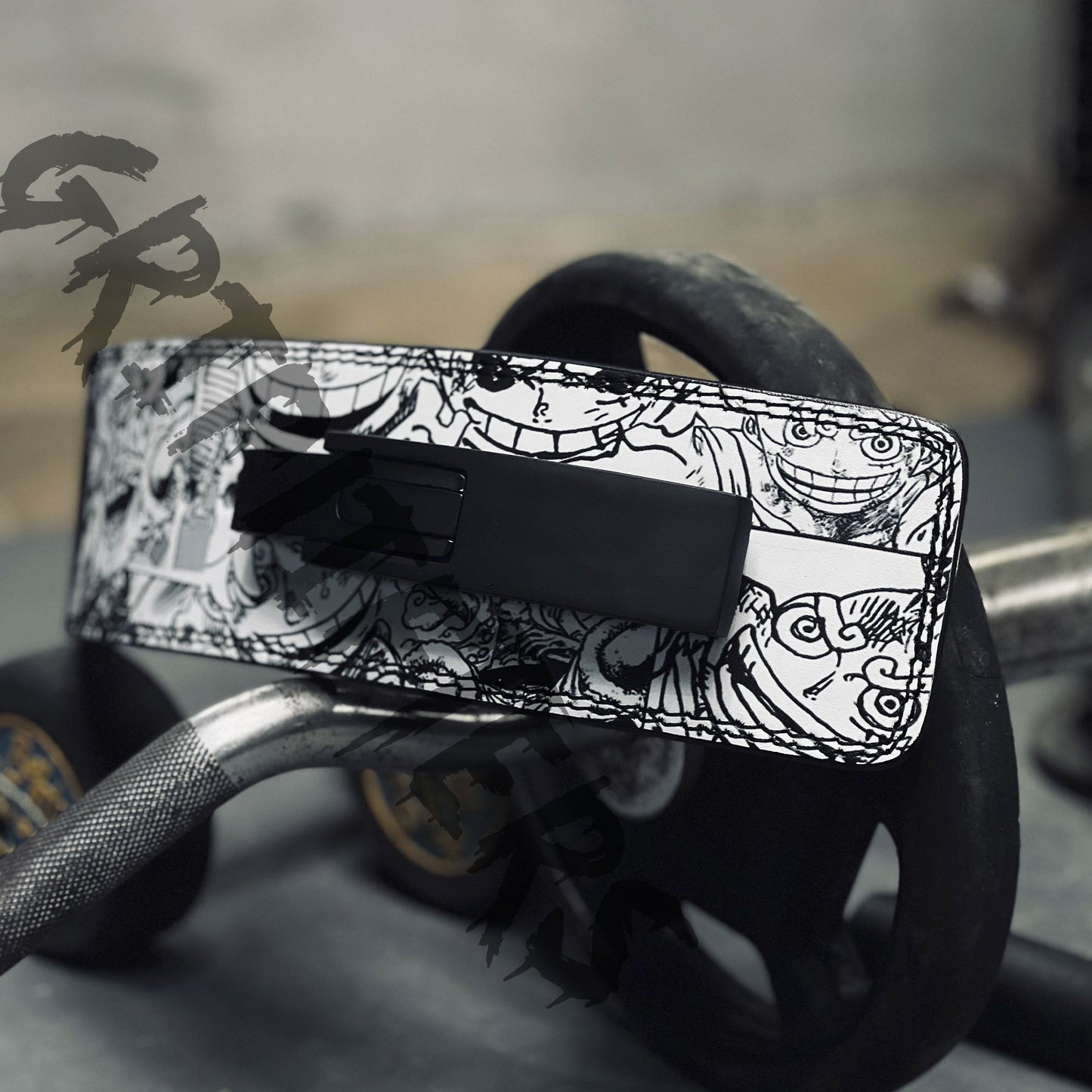Luffy Anime Lever Belt | Custom Powerlifting Belt | Weightlifting Gym Belt | One Piece Inspired