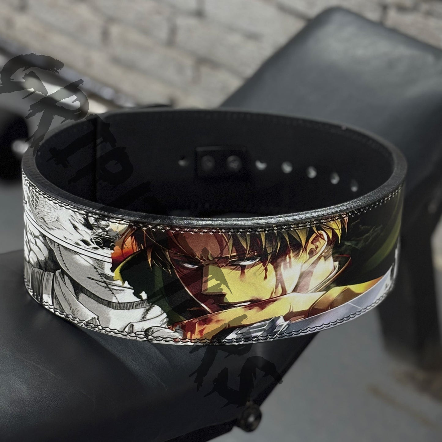 Attack On Titan Levi Lever Belt | Anime Weightlifting Belt | Titan Powerlifting Lever Belt