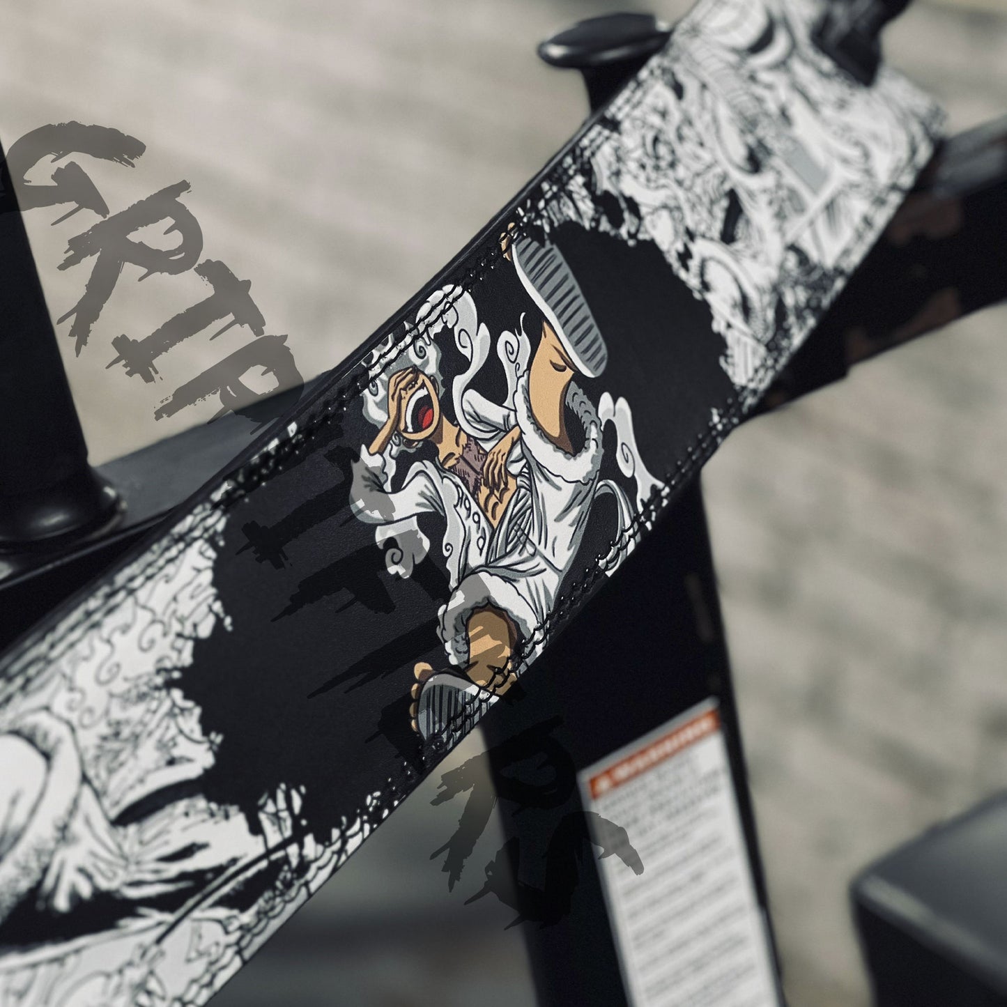 Luffy Anime Lever Belt | Custom Powerlifting Belt | Weightlifting Gym Belt | One Piece Inspired