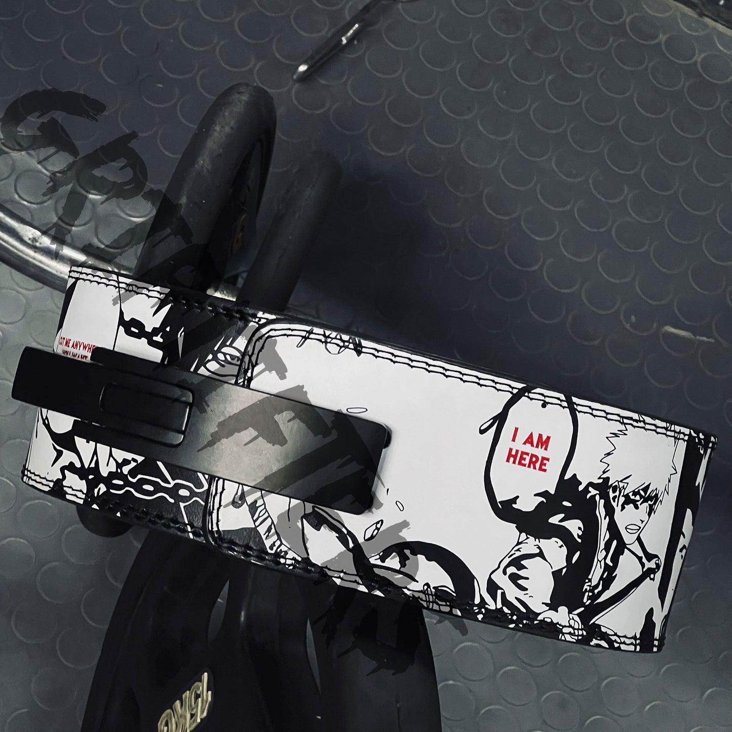 Berserk Anime Lever Belt | Powerlifting Belt | Weightlifting Gym Belt | Anime Bodybuilding Lever Belt | Leather Deadlift Belt