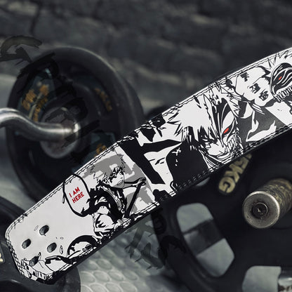 Berserk Anime Lever Belt | Powerlifting Belt | Weightlifting Gym Belt | Anime Bodybuilding Lever Belt | Leather Deadlift Belt