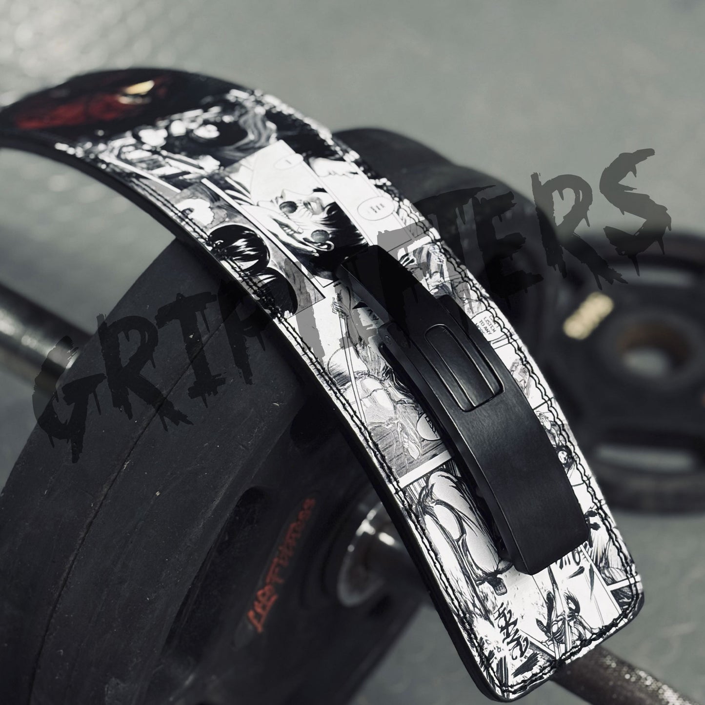 Attack On Titan Anime Lever Belt | Titan Levi Powerlifting Belt | Custom Weightlifting Gym Belt