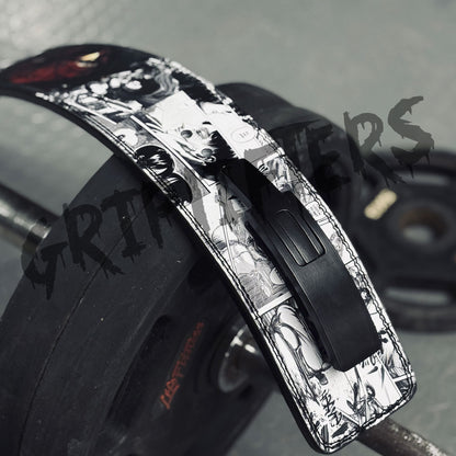 Attack On Titan Anime Lever Belt | Titan Levi Powerlifting Belt | Custom Weightlifting Gym Belt