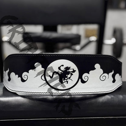 One Piece Luffy Weightlifting Belt – Anime Gym & Powerlifting Belt (Lever or Prong)