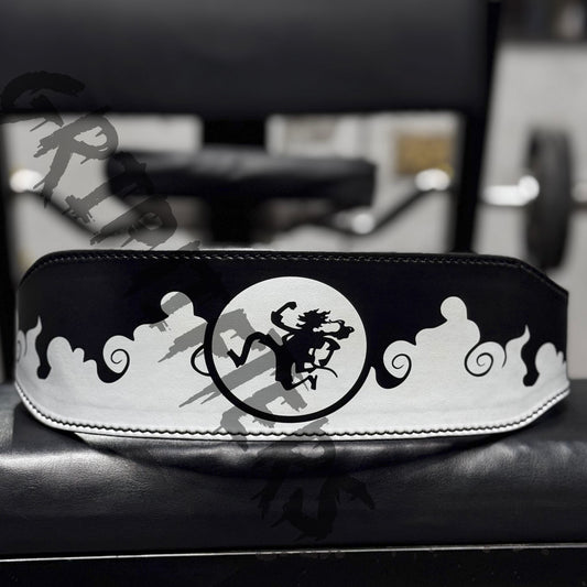 One Piece Luffy Weightlifting Belt – Anime Gym & Powerlifting Belt (Lever or Prong)