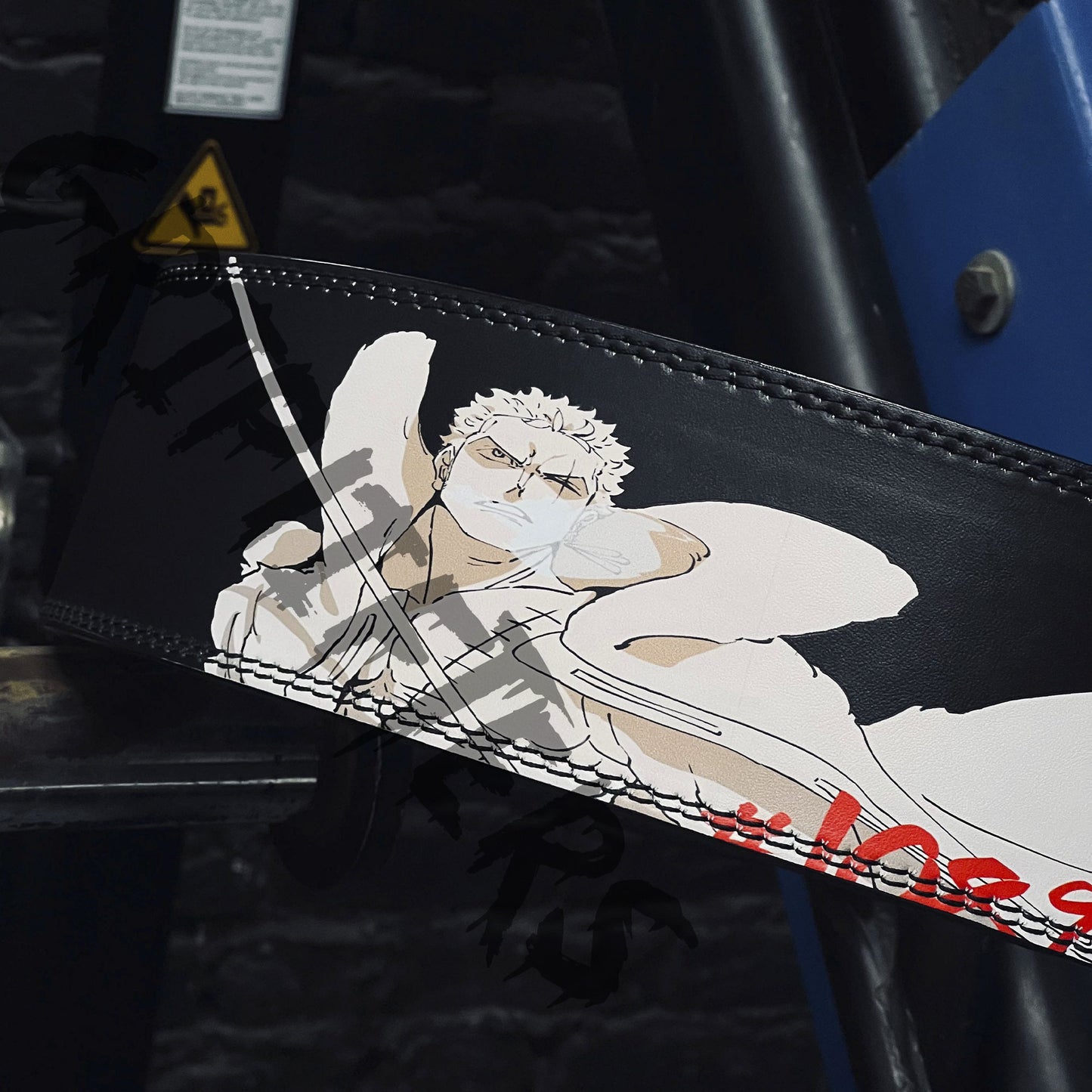 Berserk Anime Lever Belt | Powerlifting Belt | Weightlifting Gym Belt | Anime Bodybuilding Belt | Leather Deadlift Belt