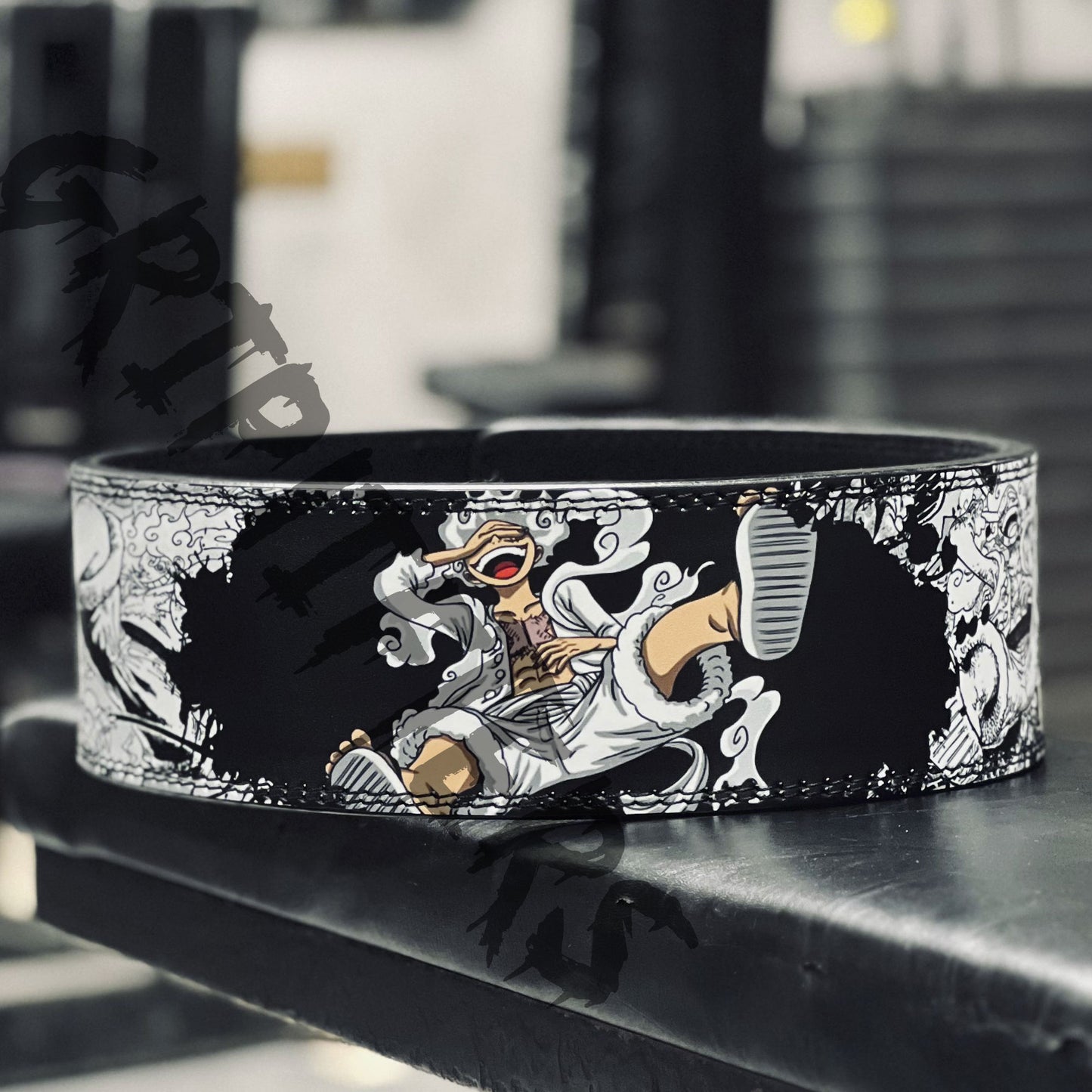 Luffy Anime Lever Belt | Custom Powerlifting Belt | Weightlifting Gym Belt | One Piece Inspired