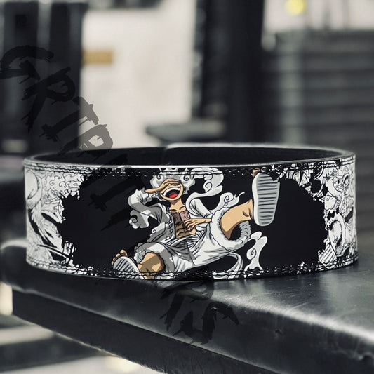 Luffy Anime Lever Belt | Custom Powerlifting Belt | Weightlifting Gym Belt | One Piece Inspired
