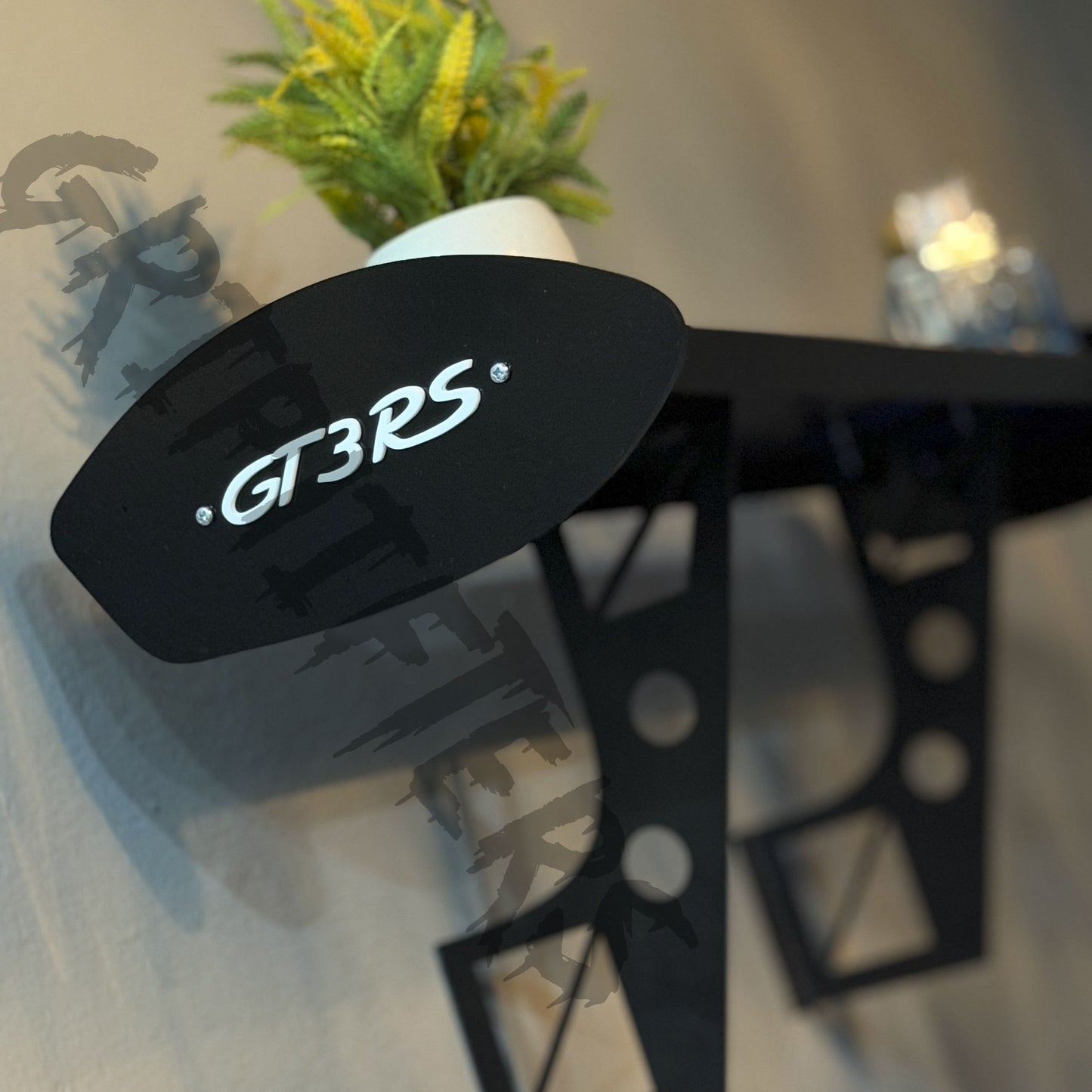 GT3 RS Wall-Mounted Spoiler Shelf | Premium Race Car Decor