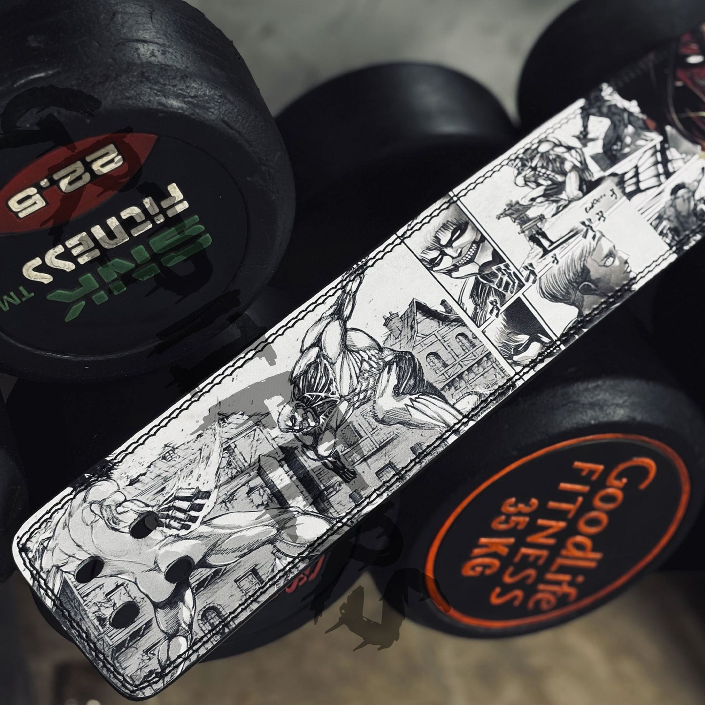 Attack On Titan Lever Belt | Levi Titan Anime Weightlifting Belt | Custom Powerlifting Lever Gym Belt
