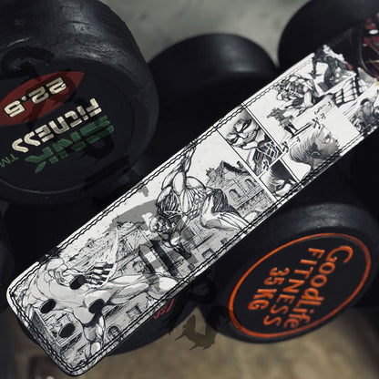 Attack On Titan Lever Belt | Levi Titan Anime Weightlifting Belt | Custom Powerlifting Lever Gym Belt
