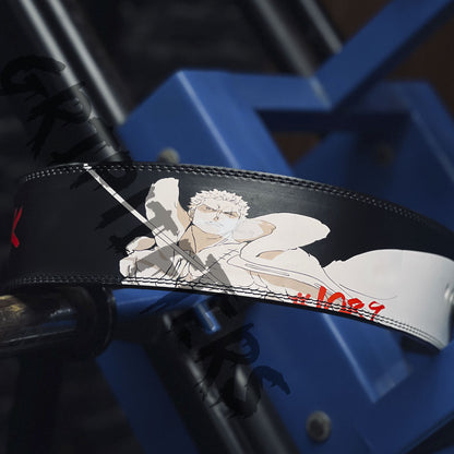 Berserk Anime Lever Belt | Powerlifting Belt | Weightlifting Gym Belt | Anime Bodybuilding Belt | Leather Deadlift Belt