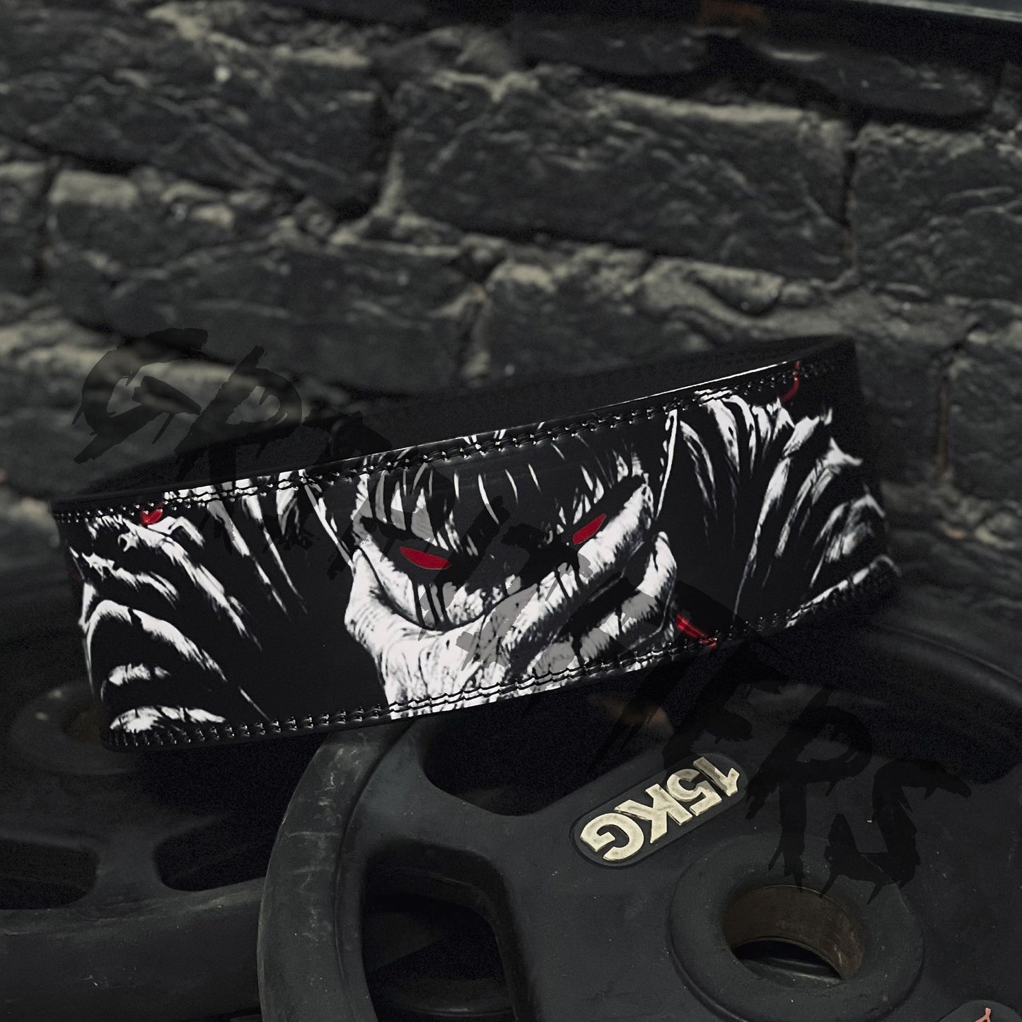 Berserk Anime Lever Belt | Powerlifting Belt | Anime Berserk Lifting Belt | Weightlifting Gym Belt | Bodybuilding Lever Belt