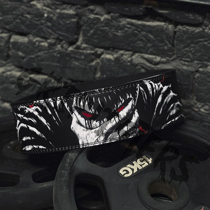 Berserk Anime Lever Belt | Powerlifting Belt | Anime Berserk Lifting Belt | Weightlifting Gym Belt | Bodybuilding Lever Belt