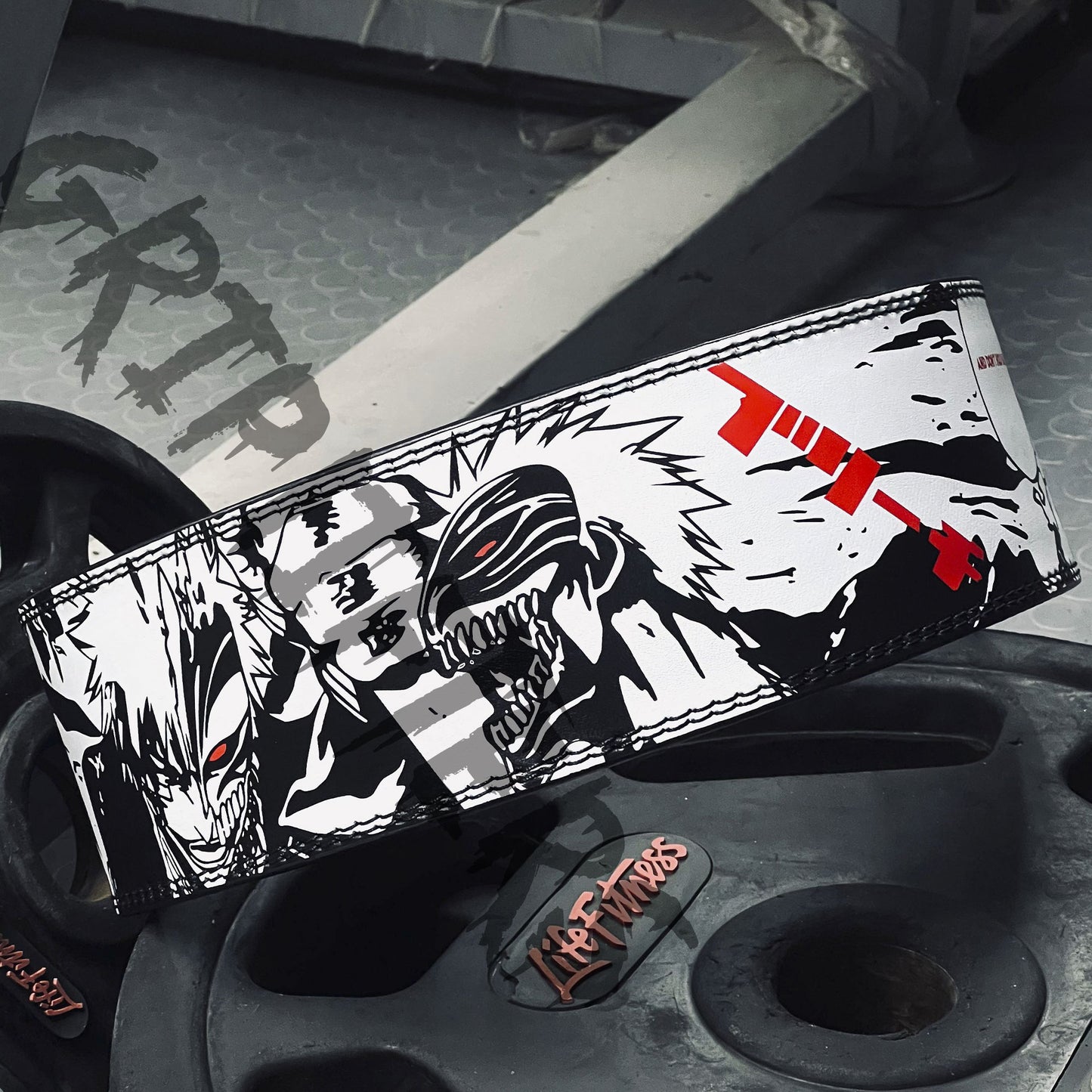Berserk Anime Lever Belt | Powerlifting Belt | Weightlifting Gym Belt | Anime Bodybuilding Lever Belt | Leather Deadlift Belt