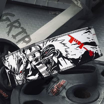 Berserk Anime Lever Belt | Powerlifting Belt | Weightlifting Gym Belt | Anime Bodybuilding Lever Belt | Leather Deadlift Belt