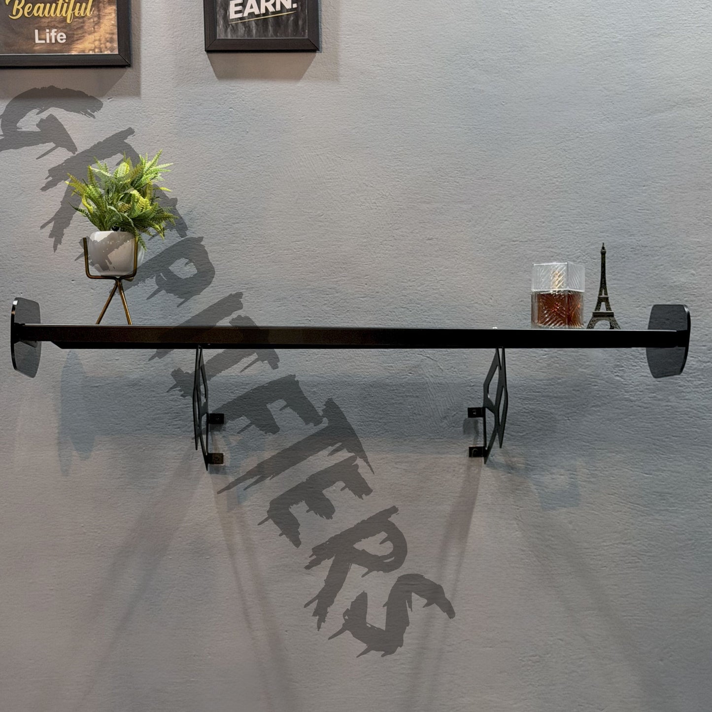 Alfa Romeo Style Spoiler Shelf | Premium Motorsport Wall Mounted Decor