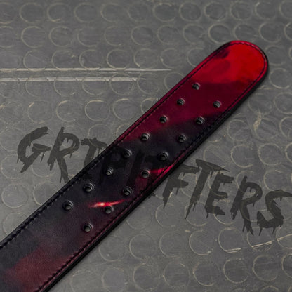 Demon Slayer Weightlifting Belt – Tengen Uzui & Rengoku Anime Gym Belt (Lever or Prong)