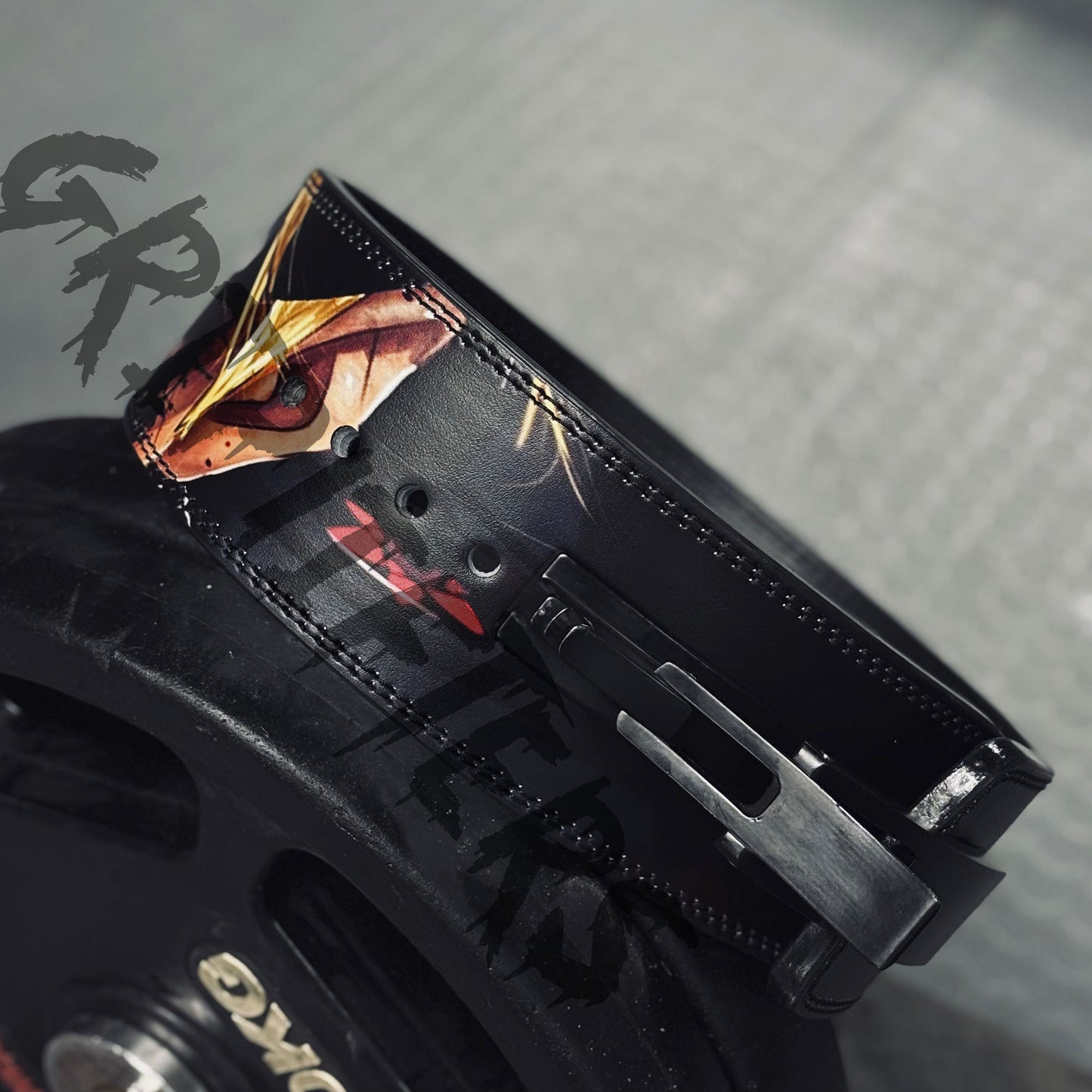 Naruto Sage Eye Lever Belt | Custom Anime Powerlifting Belt | Naruto Weightlifting Gym Belt for Bodybuilding & Deadlifting