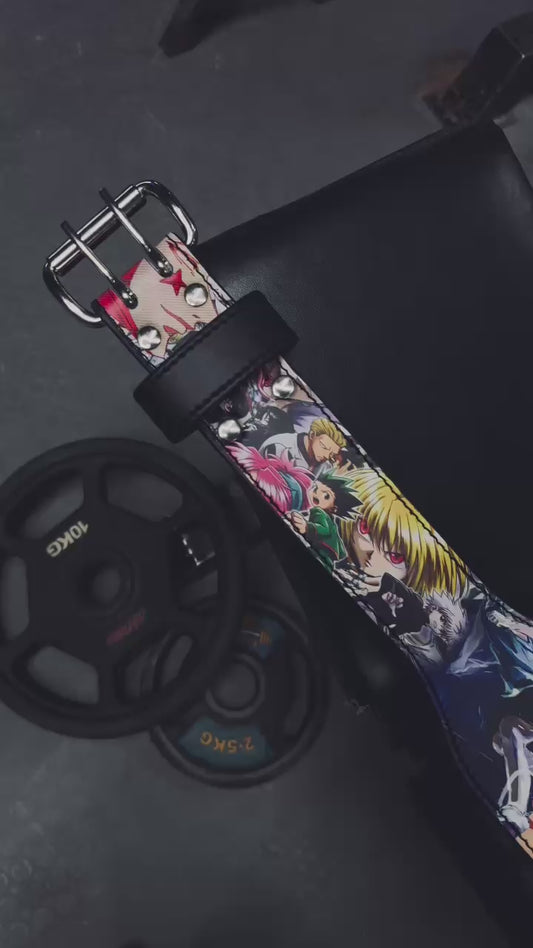 Hunter X Hunter Anime Weightlifting Belt | Powerlifting Gym Belt | Gon Lifting Belt | Anime Weightlifting Belt | Gym Training Belt