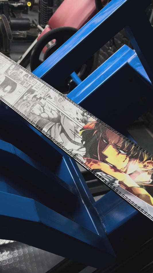 Attack On Titan Levi Lever Belt | Anime Weightlifting Belt | Titan Powerlifting Lever Belt