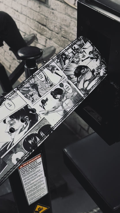 Attack On Titan Anime Lever Belt | Titan Levi Powerlifting Belt | Custom Weightlifting Gym Belt