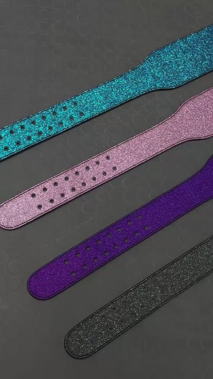 sparkling or glitter belt in different colors