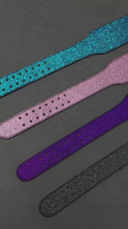 sparkling or glitter belt in different colors